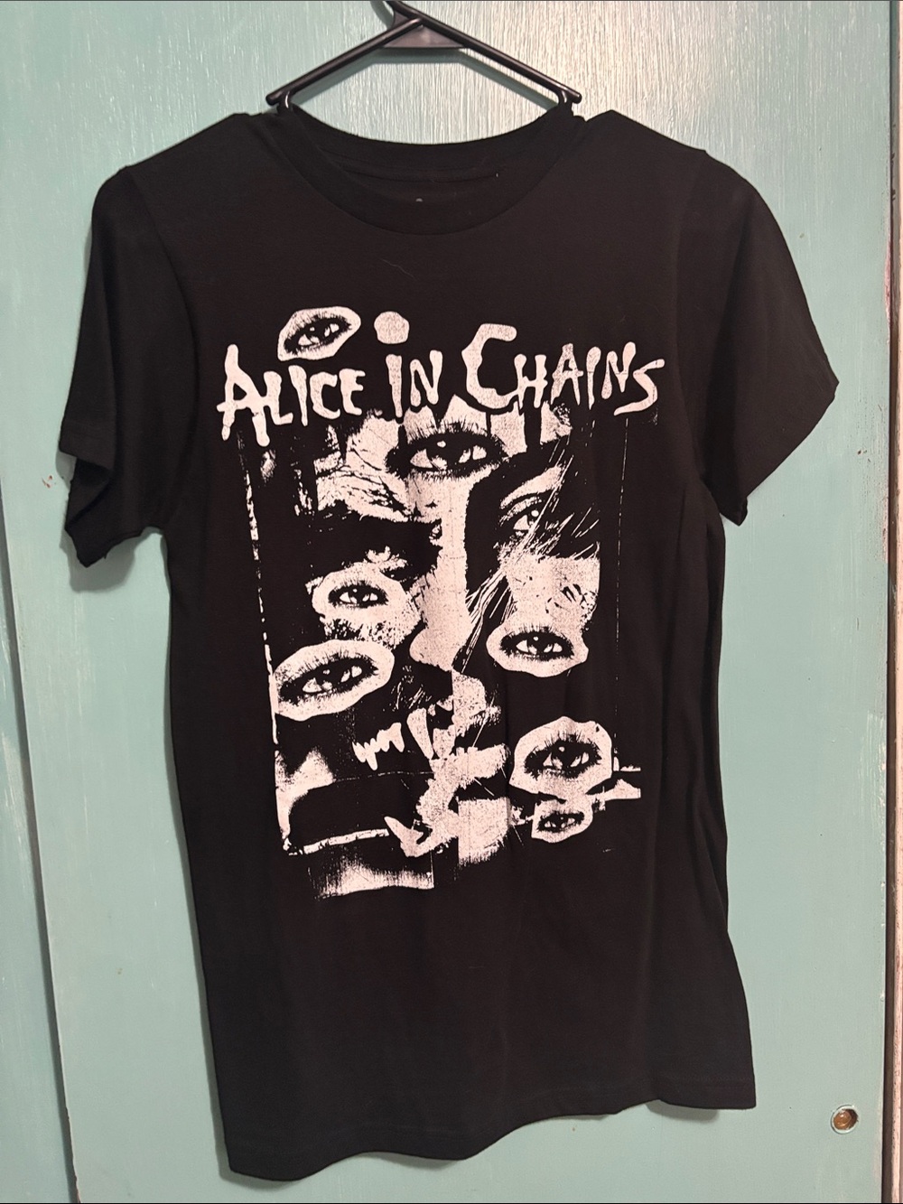 Alice In Chains Black Graphic Short Sleeve Tee